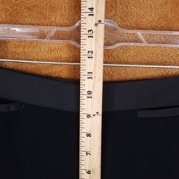 RACHEL COMEY Womens Pants Size 2 Black Relaxed Flare Wide Leg Crop Ankle Trouser - Picture 7 of 9